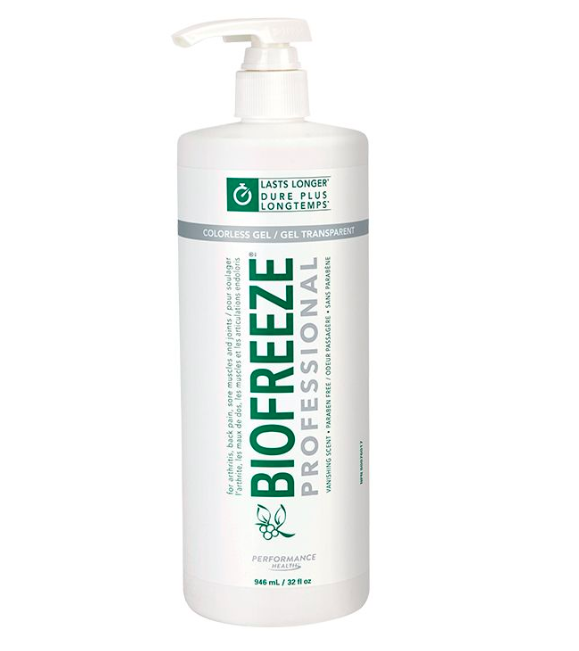 Biofreeze Professional Pain Relieving Gel Colorless Formula