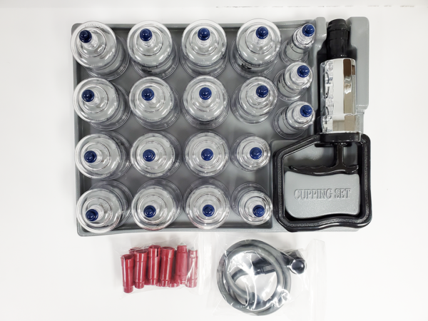 19 pcs Premium Acupuncture Cupping Set - Heat / Shock Resistant / Boilable