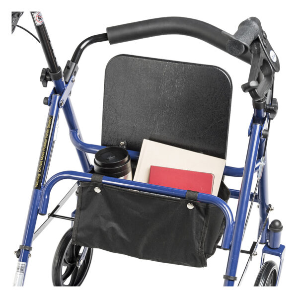 Durable 4 Wheel Rollator with 7.5" Casters by Drive Medical