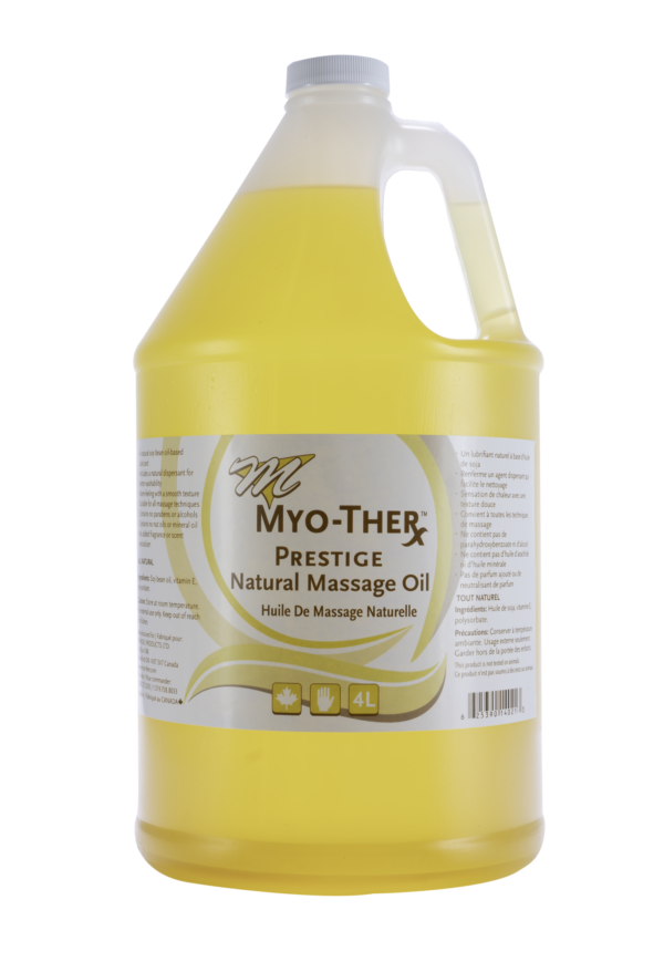 Myo-Ther Prestige Natural Massage Oil - 4 Liters