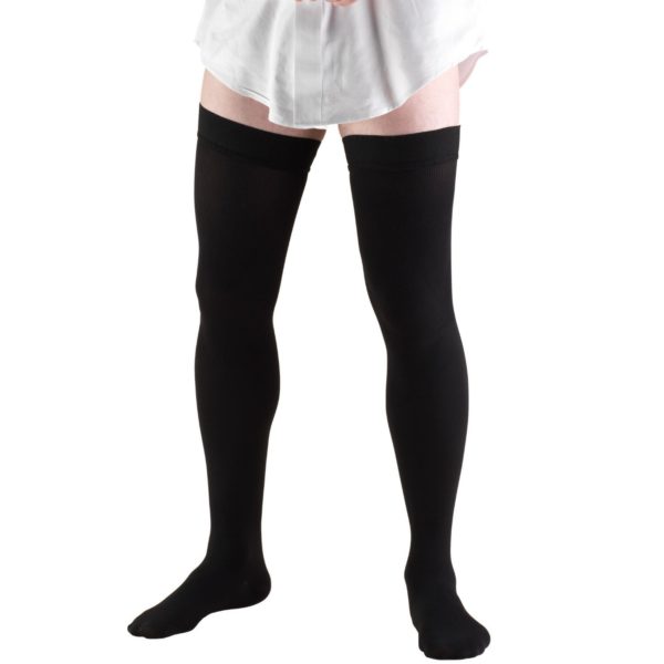 Truform Thigh High Socks / Men's Dress Style / 20-30mmHg 1945