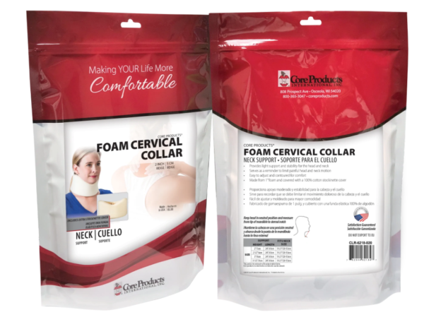 Foam Cervical Neck Collar 2", 2.5", 3", or 3.5" by Core Products USA