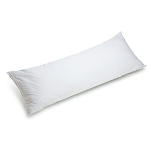 High Quality Body Pillow - Long Side Sleeper Pillows with Side Piping 54" x 20"