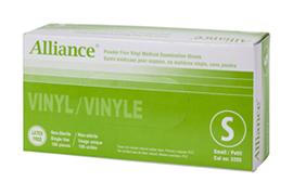 Alliance Powder-Free Vinyl Medical Examination Gloves