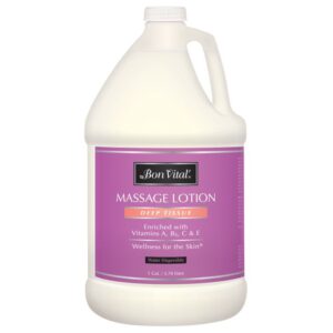 Bon Vital' Deep Tissue Massage Lotion 1 Gallon Bottle