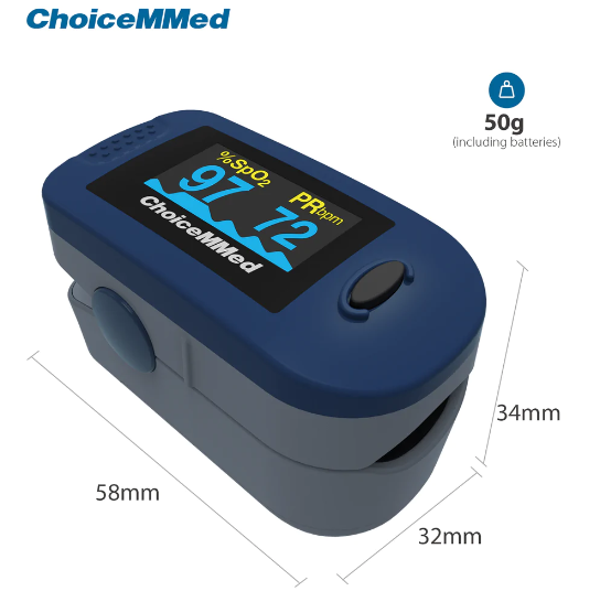 Oxywatch Digital Fingertip Pulse Oximeter by ChoiceMMED
