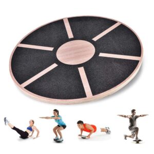 16" Wooden Wobble Board for Balance Stability Training