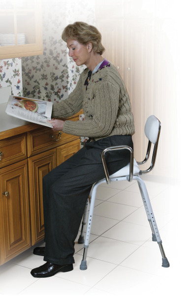 All-Purpose Stool with Adjustable Arms