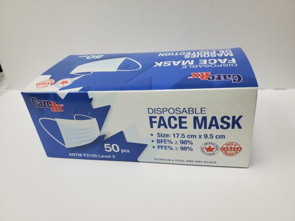 Disposable Face Masks ASTM Level-2 (Made in Canada)