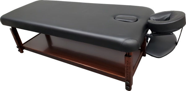 Classic Deluxe Stationary Massage Table • Color: Black
